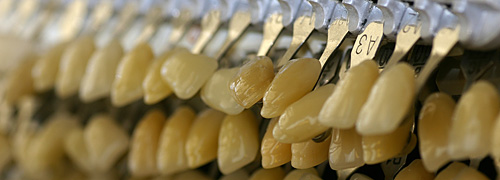 Tooth color samples